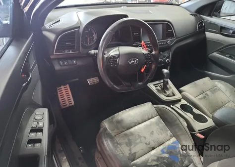 2017 Hyundai Elantra Sport from USA, damaged, VIN KMHD04LB3HU292054